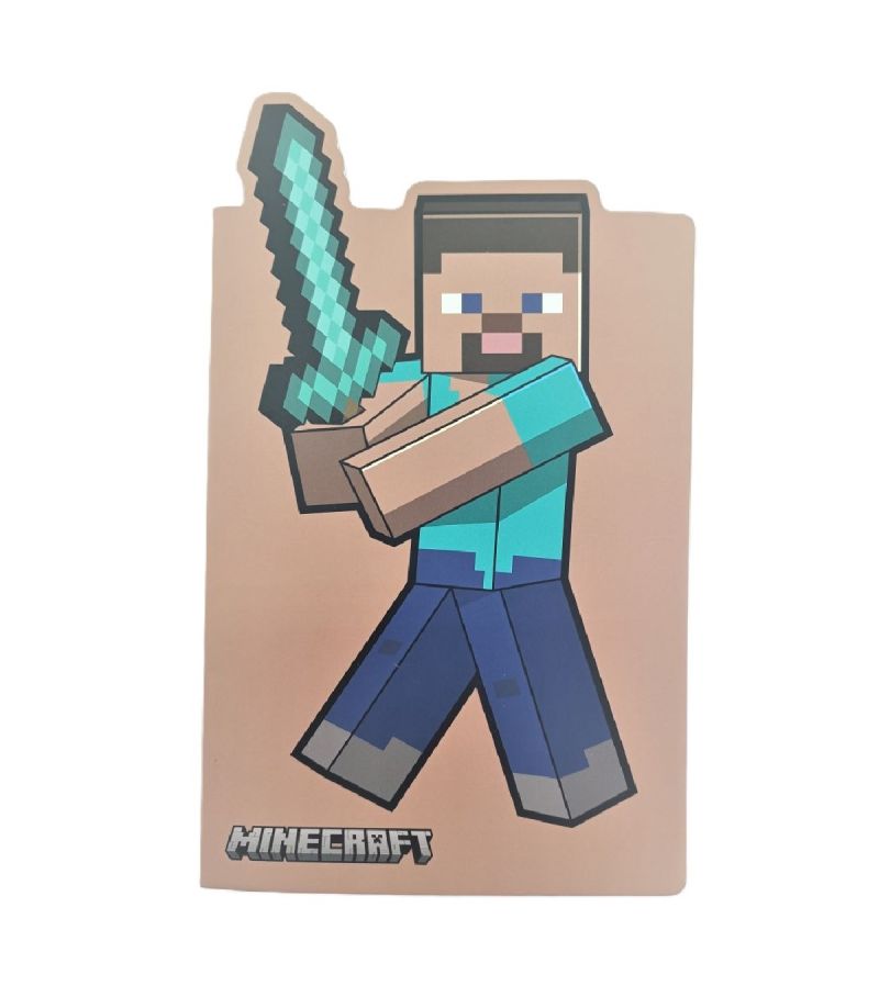Minecraft Steve & Alex 32 Page Stitch Bound Notebook Set Of 2