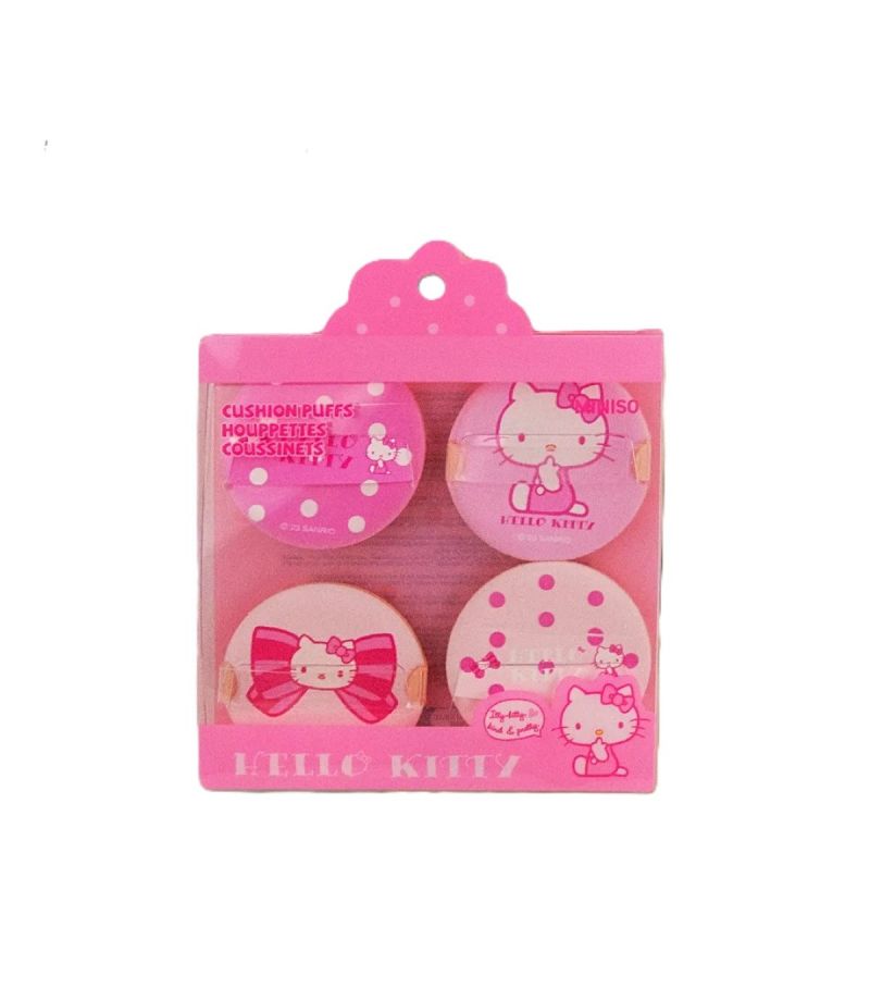 Sanrio Hello Kitty Beauty Diary Series Cushion Puffs 4 Pieces