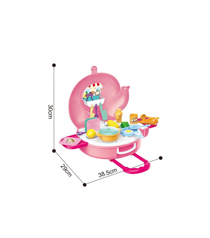 Pretend Play Toys - Pink Kitchen Set