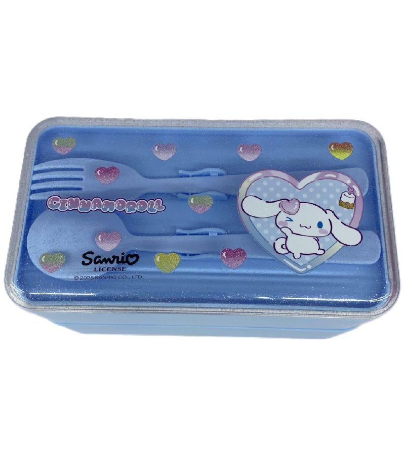 Sanrio Sweet Factory Cinnamoroll Double Layer Lunch Box 1000ml