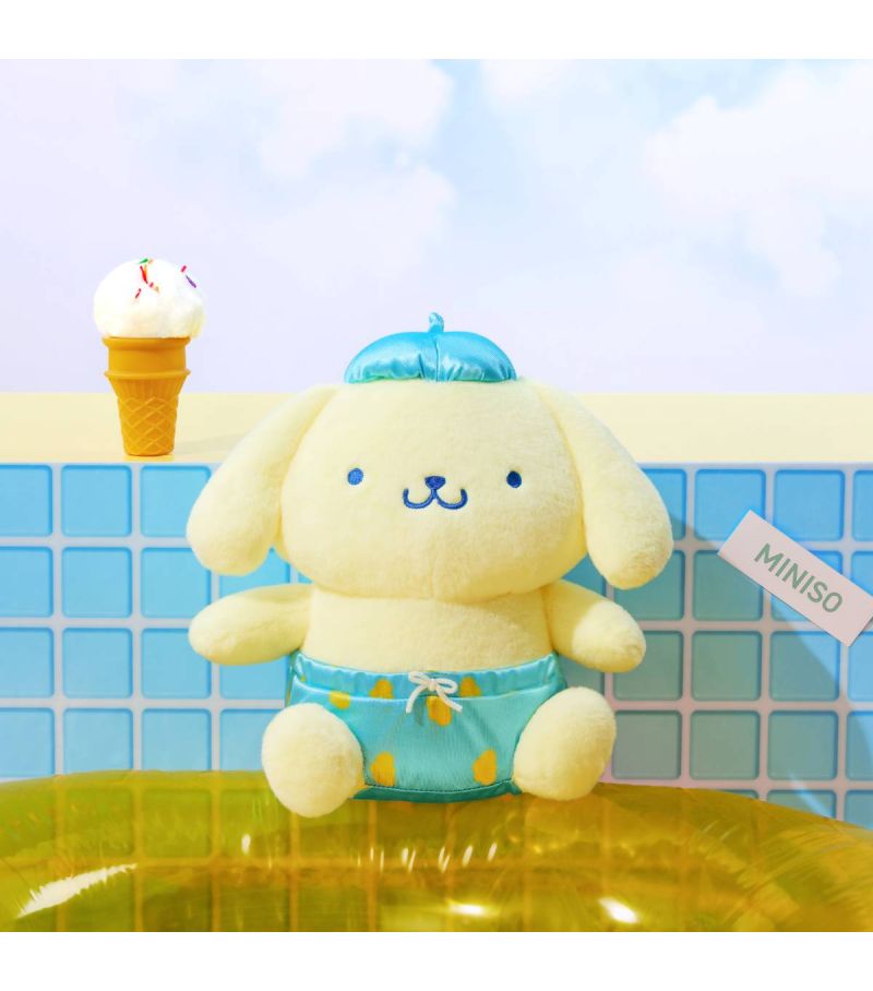 Sanrio Hello Kitty & Fiends Pompompurin Jump into Summer 10 Inch Soft Plush Toy