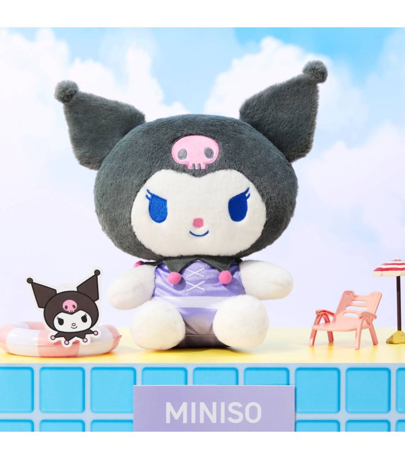 Sanrio Hello Kiity & Friends Kuromi Jump into Summer 10 Inch Soft Plush Toy