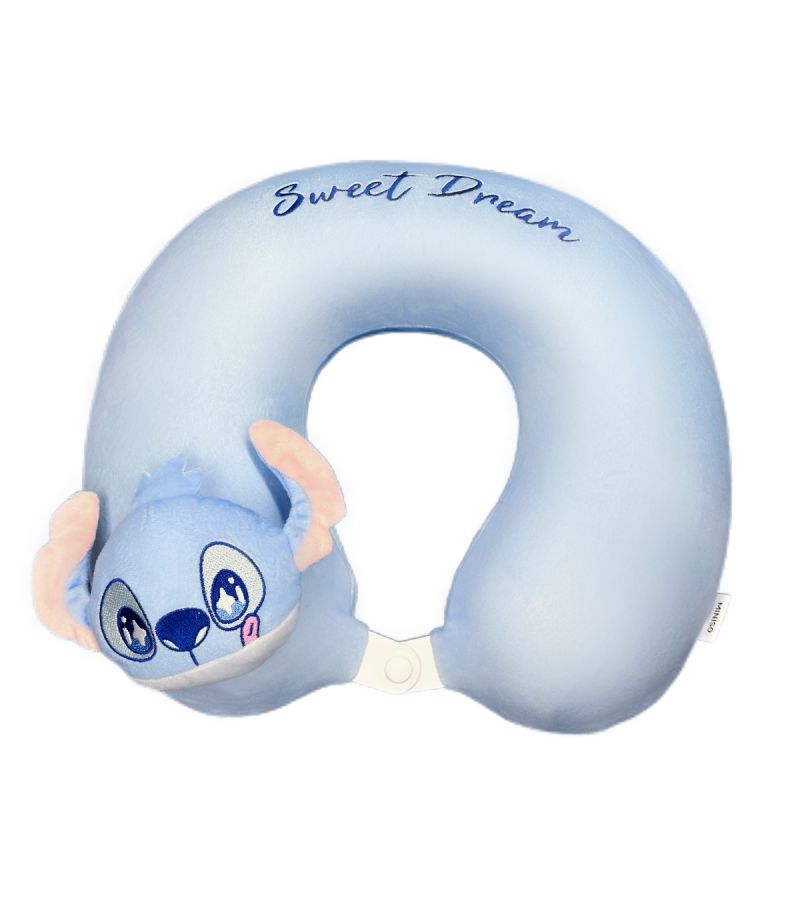 Disney Stitch Dinner Party Memory Foam Neck Pillow