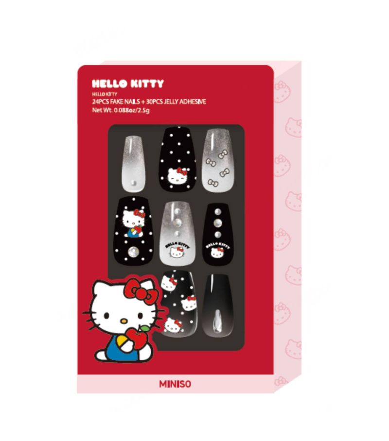 Sanrio Hello Kitty & Friends Long False Nails with Jelly Adhesive Tabs