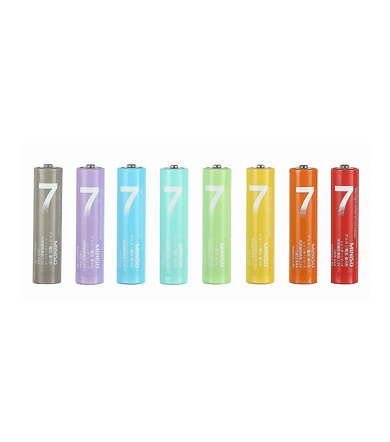 MINISO AAA Alkaline Battery 8 Pack
