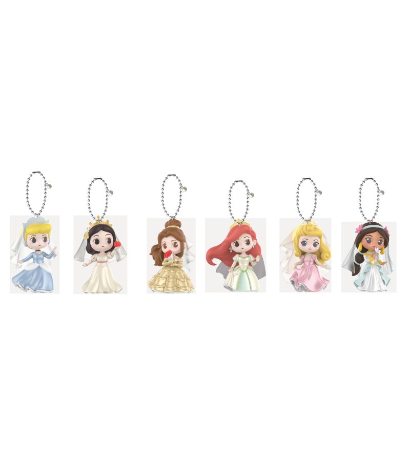 Disney Princess Collection Wedding Dress Bag Charm Blind Box