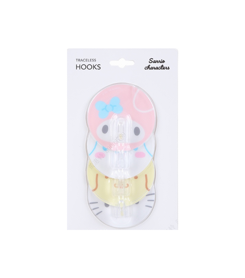 Sanrio Round Traceless Hooks 4pcs