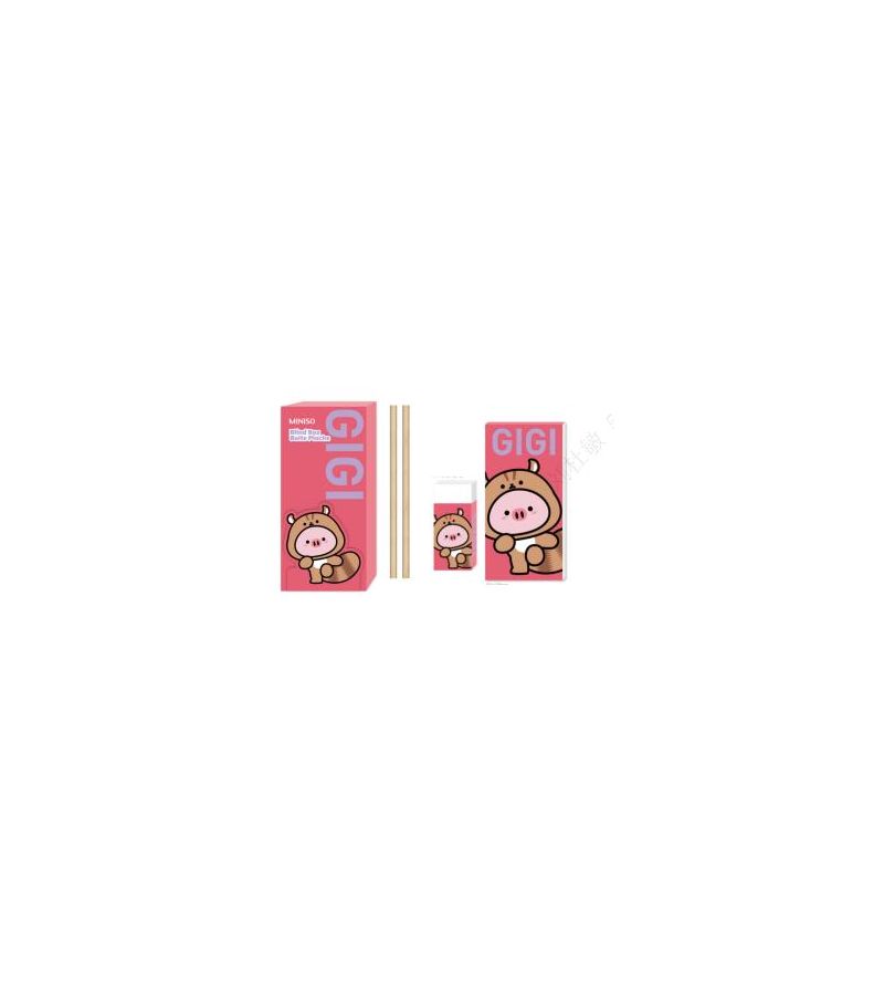 Mini Family Series Gigi Stationery Set (2 Pencils, 1 Eraser, 1 Book)