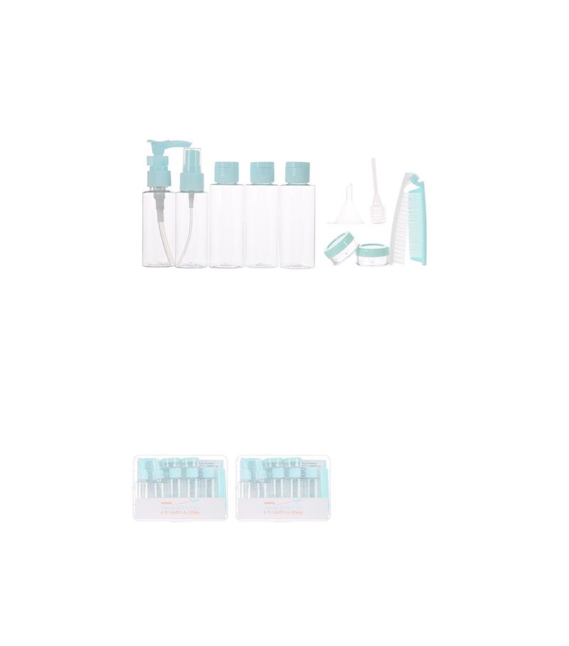 MINISO Travel Container 10 Piece Bottle Travel Set