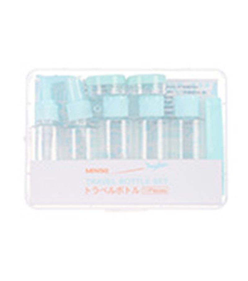 MINISO Travel Container 10 Piece Bottle Travel Set