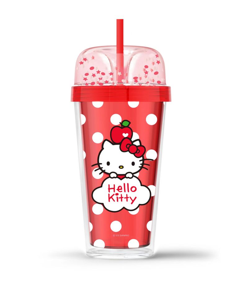 Sanrio Hello Kitty & Friends Apple Collection Double Layer Plastic Tumbler