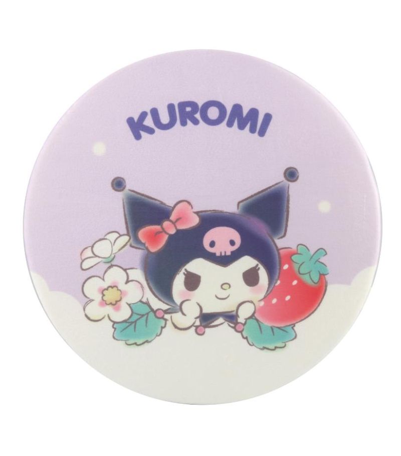 Sanrio characters Strawberry collection Thickened Round Seat Cushion 5cm(Kuromi)