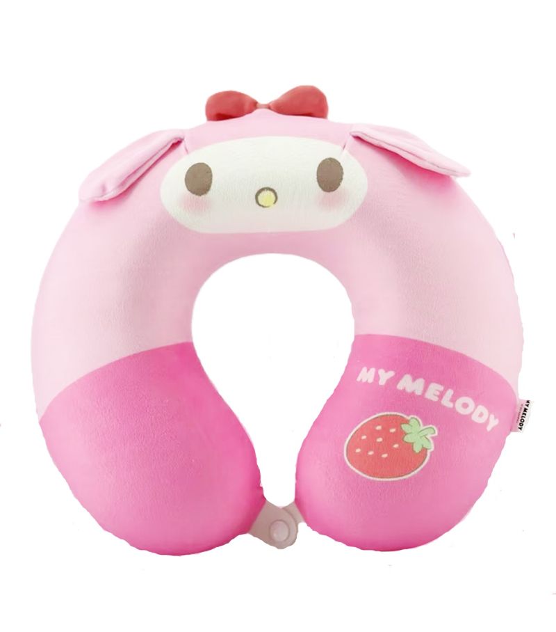 Sanrio Characters Strawberry Collection My Melody Memory Foam U-Shaped Neck Pillow