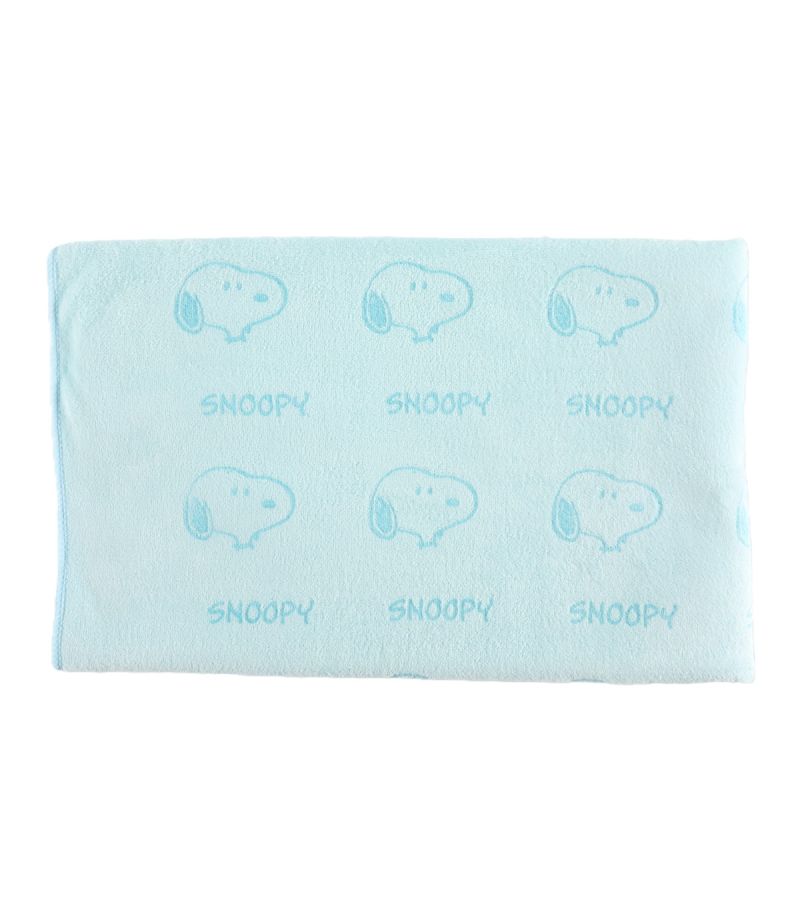 Snoopy Blue Bath Towel