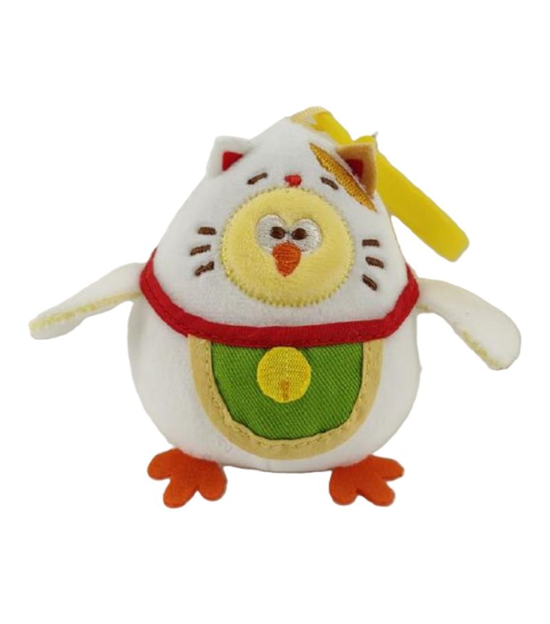 Dundun Series Wealth Chicken 3.5 Inch Plush Pendant