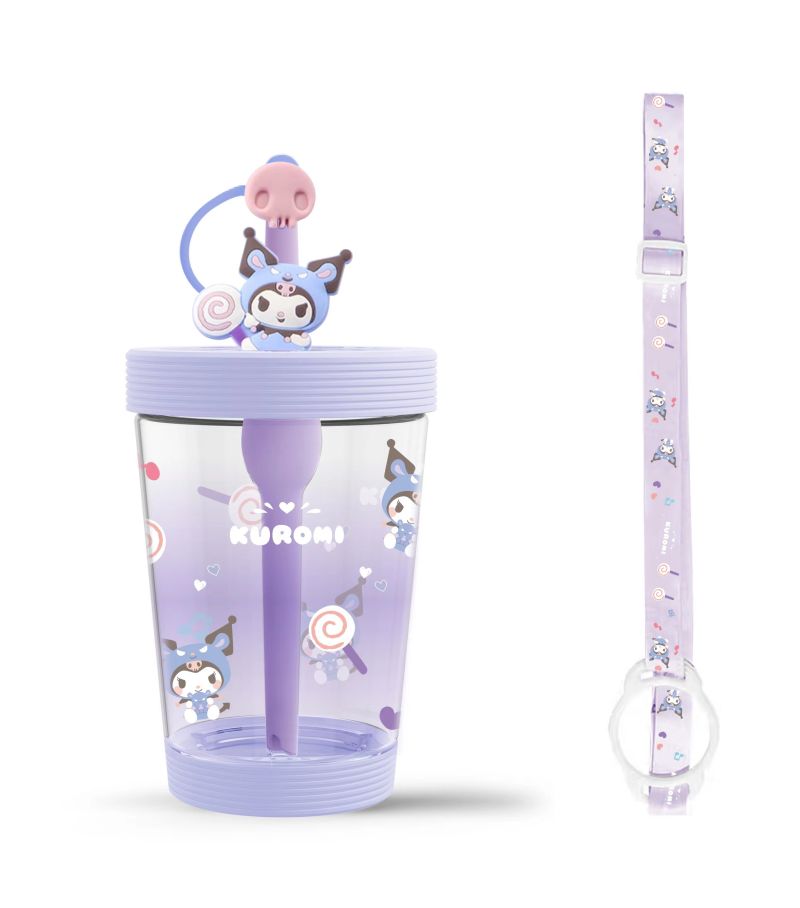 Sanrio Kuromi Tumbler With Strap 535ml