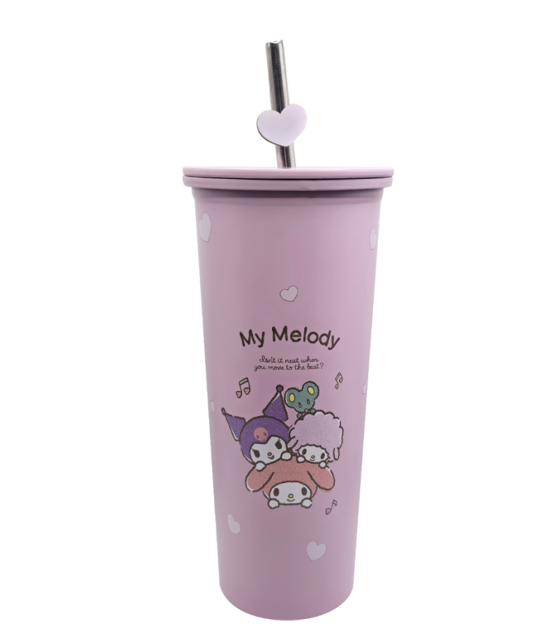 Sanrio Hello Kitty & Friends My Melody Stainless Steel 800ml Tumbler & Straw