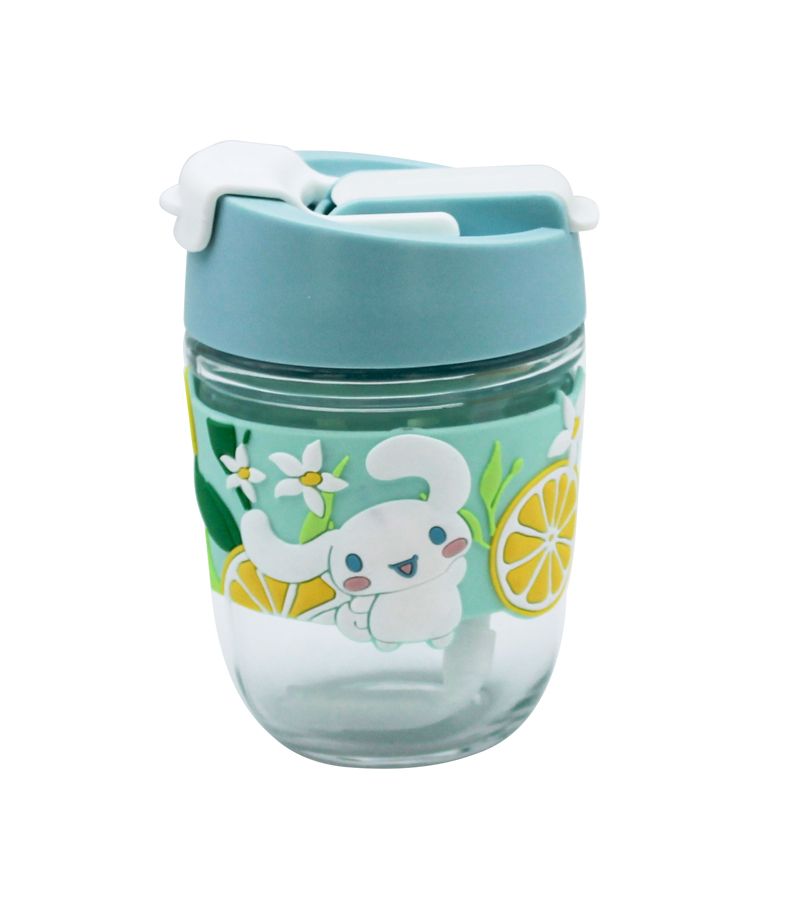 Sanrio Cinnamoroll Glass Bottle 350ml