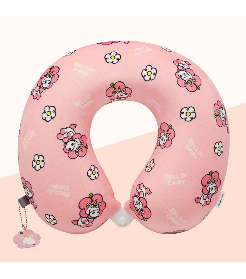 Minions Collection Bello Daisy Pink Memory Foam Neck Pillow