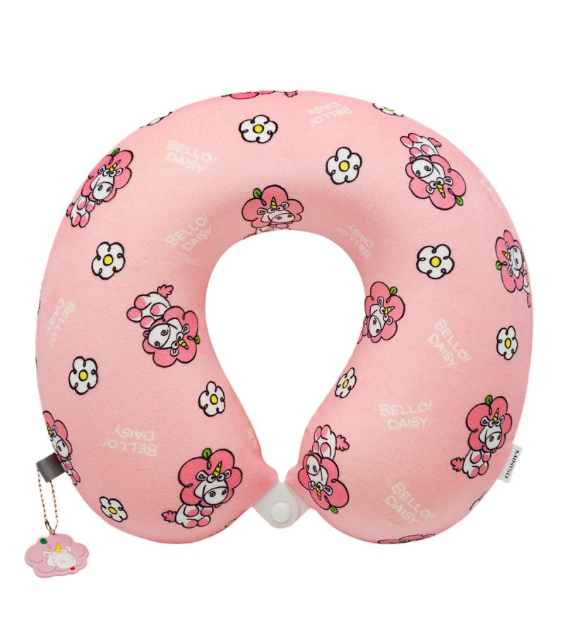 Minions Collection Bello Daisy Pink Memory Foam Neck Pillow