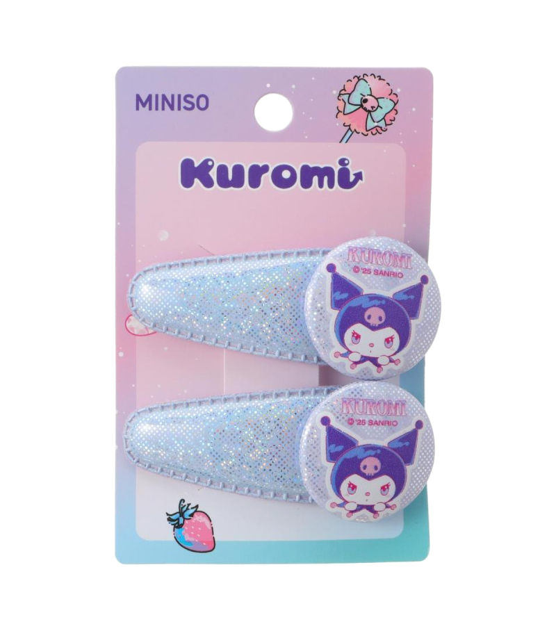 Sanrio Hello Kitty & Friends Kuromi Magic Party Hair Clip 2 Pieces (Assorted)