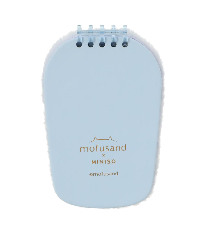 Mofusand Ice Cream Collection Blue Plush Book