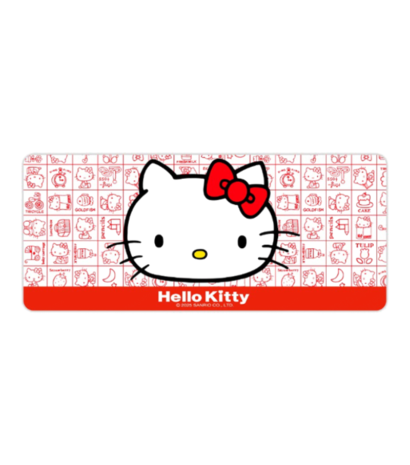 Sanrio Hello Kitty & Friends Large White Desk Mouse Pad