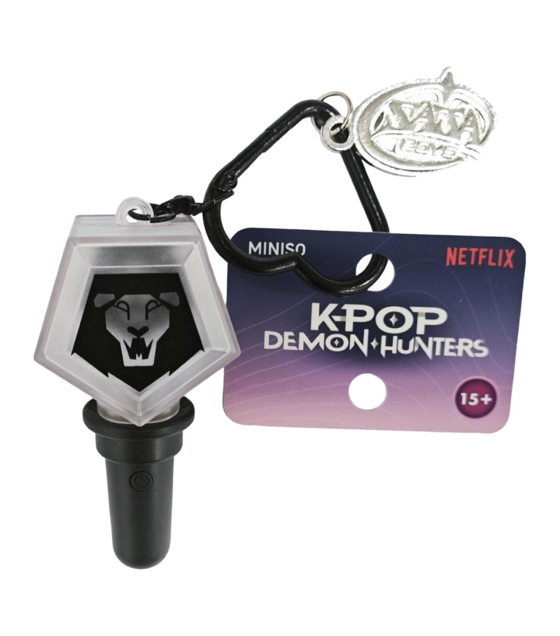 K-Pop Demon Hunters Saja Boys Light Up Cheer Stick Pendant