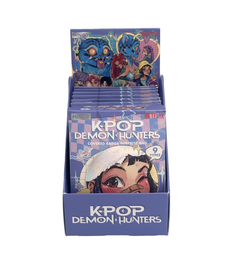 K-Pop Demon Hunters Sparkling Star Covered Badge Surprise Blind Bag