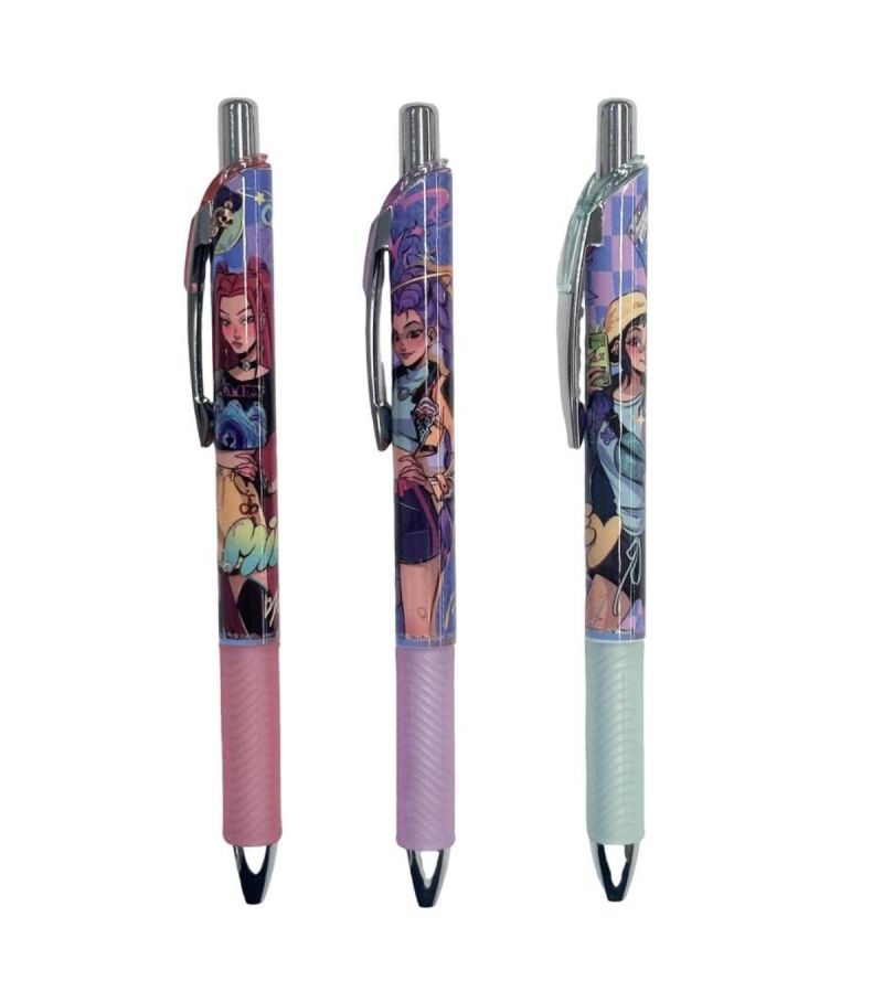 K-Pop Demon Hunters Black Signature Pen (Assorted Characters)
