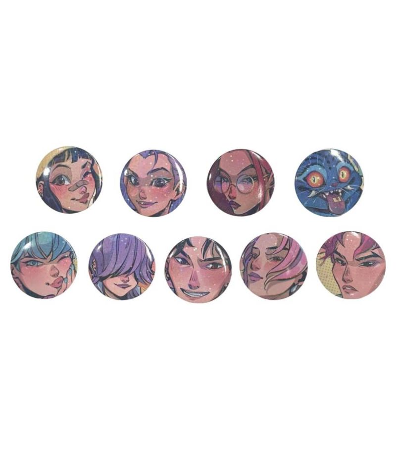 K-Pop Demon Hunters Sparkling Star Covered Badge Surprise Blind Bag