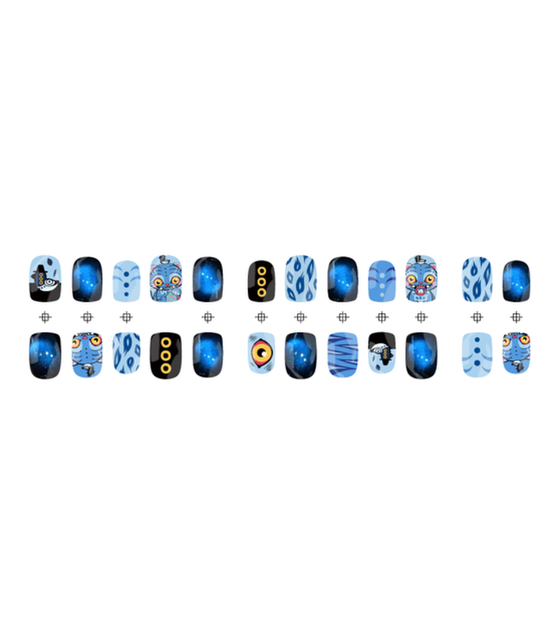 K-Pop Demon Hunters Press On Nails 01 & Jelly Adhesive Tabs