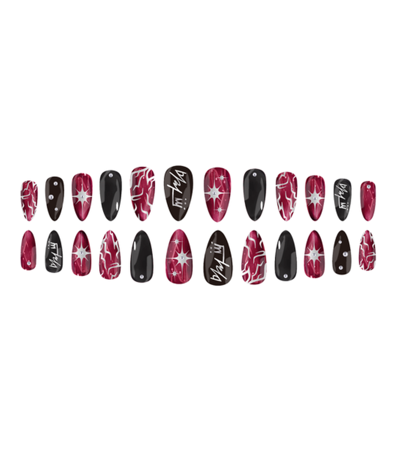 K-Pop Demon Hunters Press On Nails 03 & Jelly Adhesive Tabs