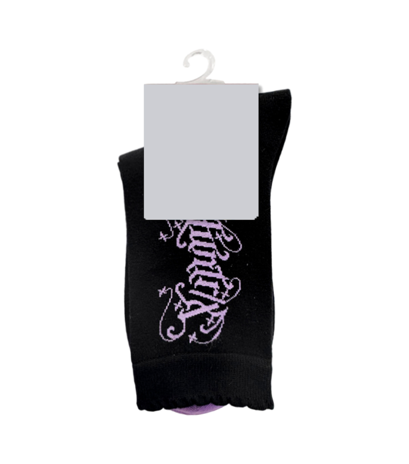 K-Pop Demon Hunters Black Crew Socks (Assorted Characters)