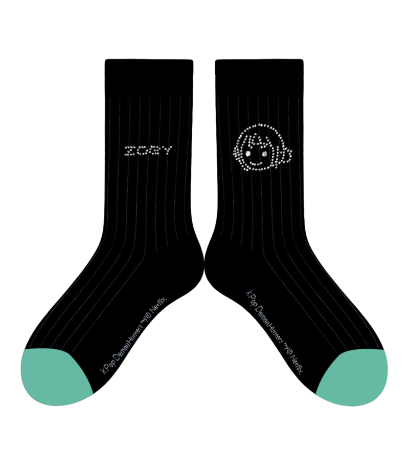 K-Pop Demon Hunters Coloured Toe Crew Socks (Assorted Characters)