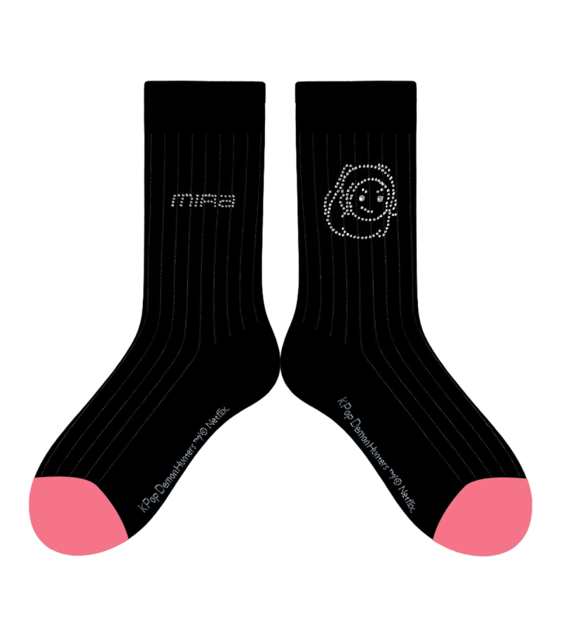 K-Pop Demon Hunters Coloured Toe Crew Socks (Assorted Characters)