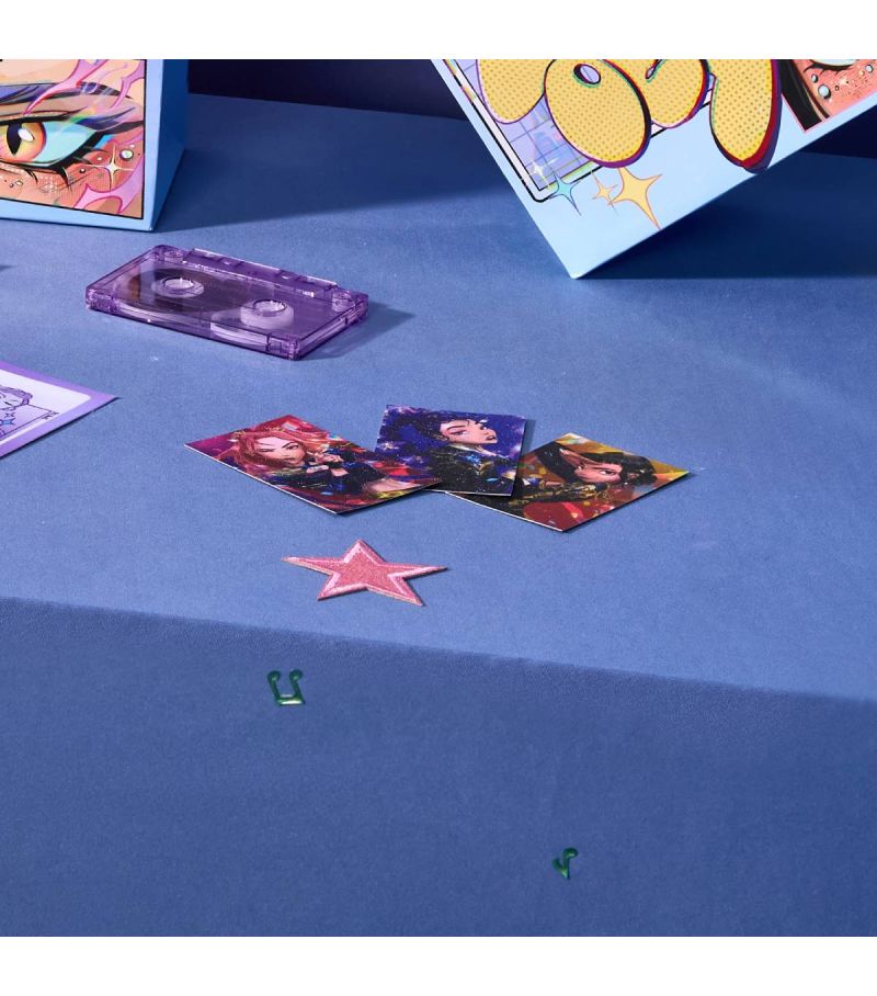 K-Pop Demon Hunters Peel Off Holographic Card & Foil Sticker Surprise Blind Bag