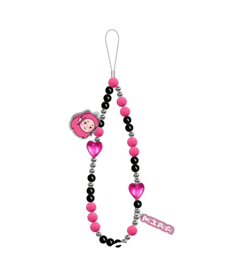 K-Pop Demon Hunters Mira Beaded Phone Charm