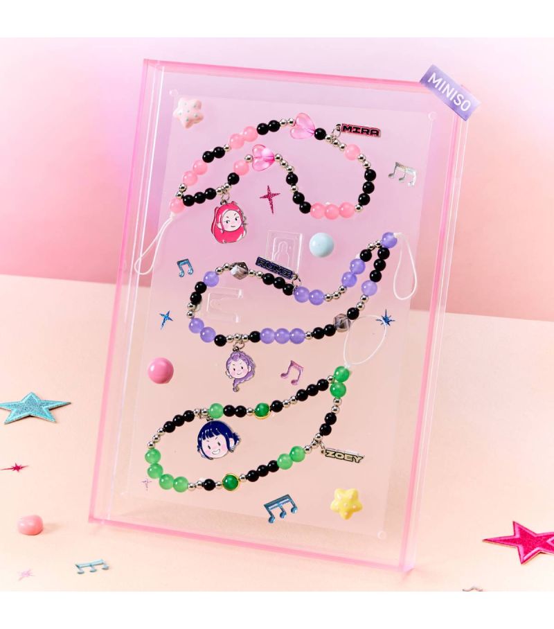 K-Pop Demon Hunters Mira Beaded Phone Charm