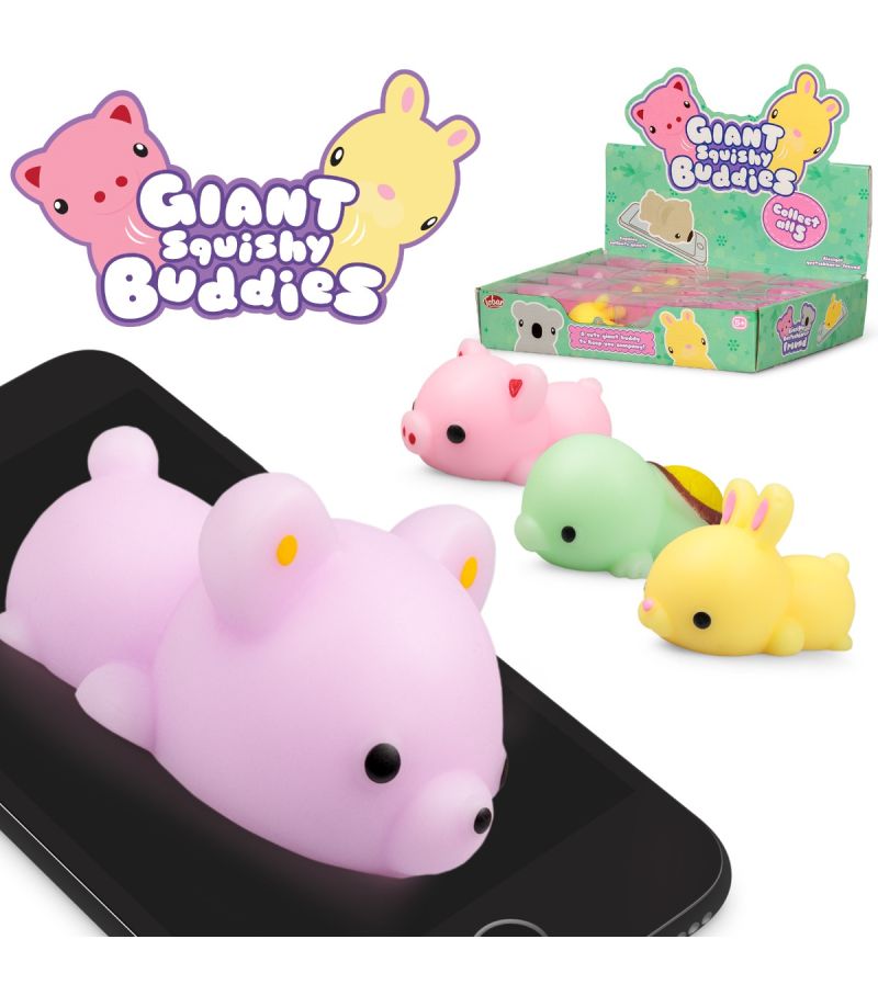 Tobar Giant Buddies Squishy Fidget Toy (Assorted Characters)