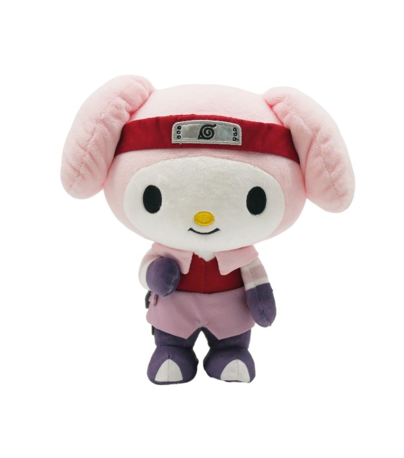 Sanrio X Naruto My Melody X Sakura 20cm Plush Soft Toy