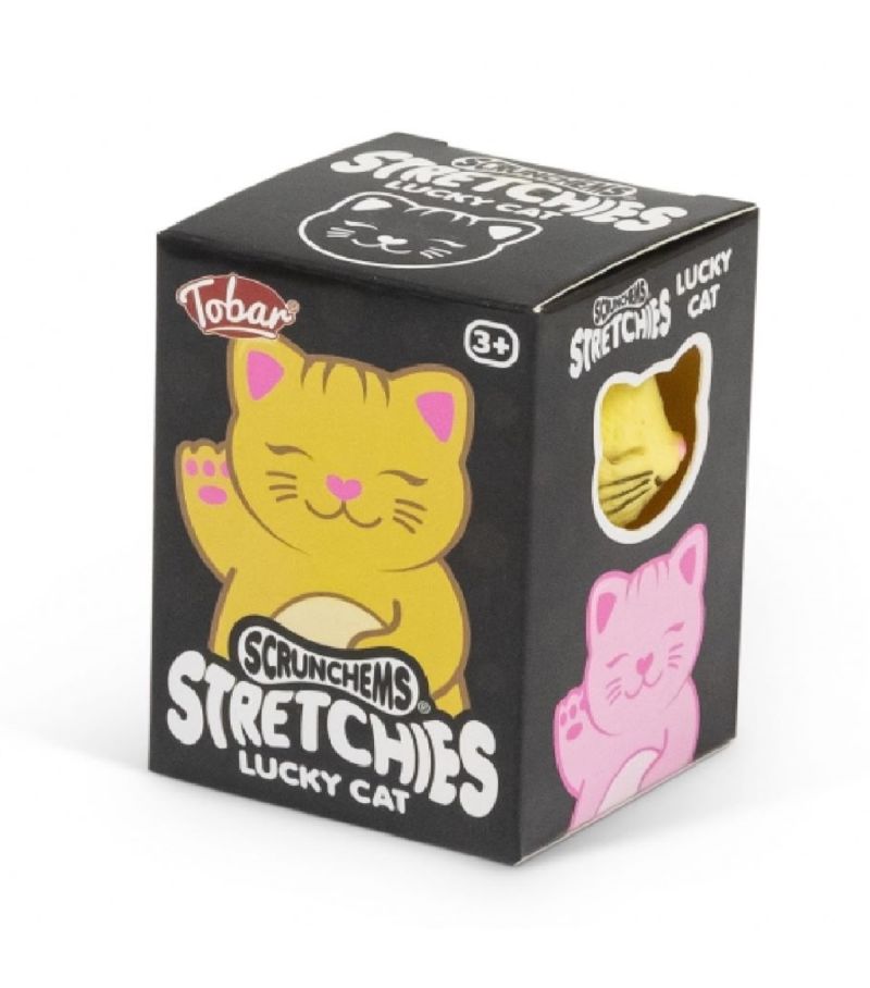 Scrunchems Stretchies Lucky Cat (Assorted Colours)