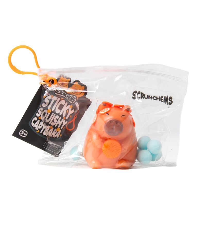 Scrunchems Sticky Squishy Capybara Fidget Toy 