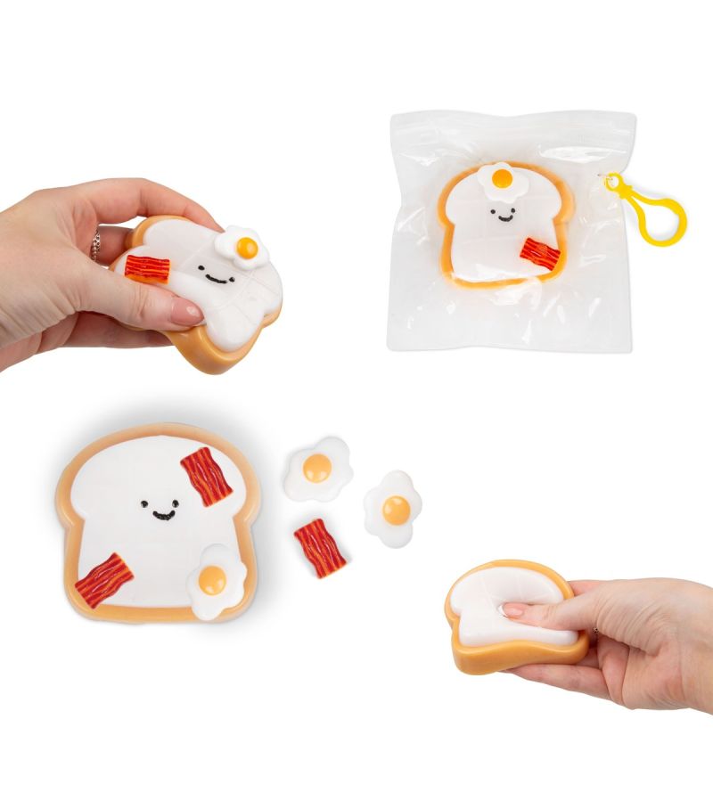 Scrunchem Sticky Tic Tac Toast Fidget Toy Pendent