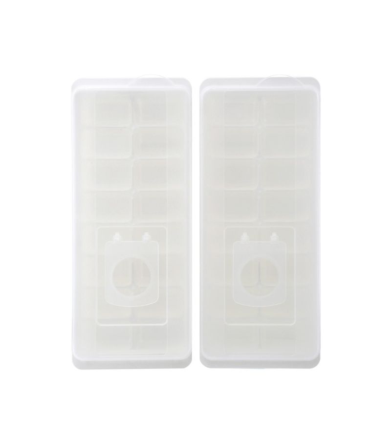 MINISO White Ice Cube Tray 2 Pack