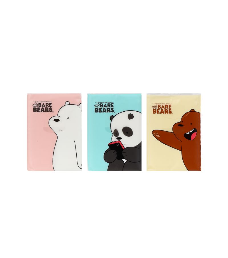 We Bare Bears Simple Tissues 18 Packs