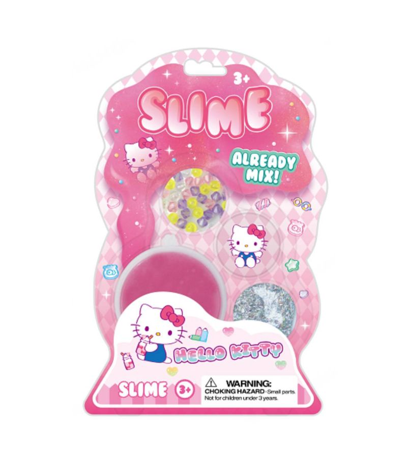 Sanrio Hello & Friends Kitty Pink Slime Set