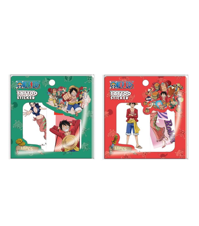 One Piece Classic Collection Transfer Waterproof Stickers (2 Assorted Models)