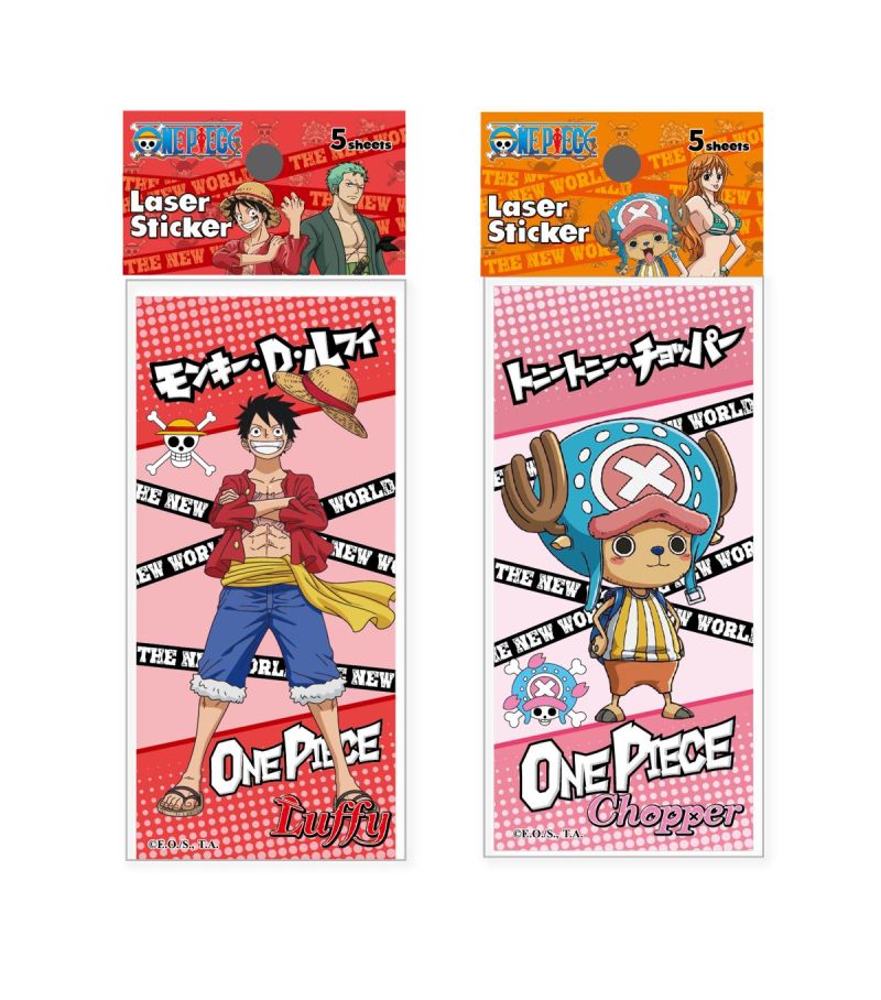 One Piece Classic Collection Holographic Stickers (2 Assorted Models)
