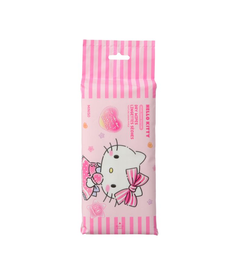 Sanrio Hello Kitty Dry Wipes Multi-Purpose Cleaning Wipes